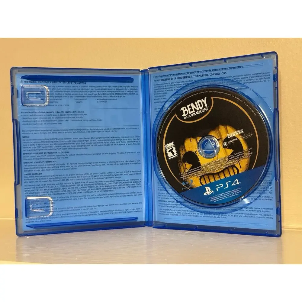 Maximum Games Bendy and the Ink Machine PS4 2018 T Horror NTSC-U/C 1P